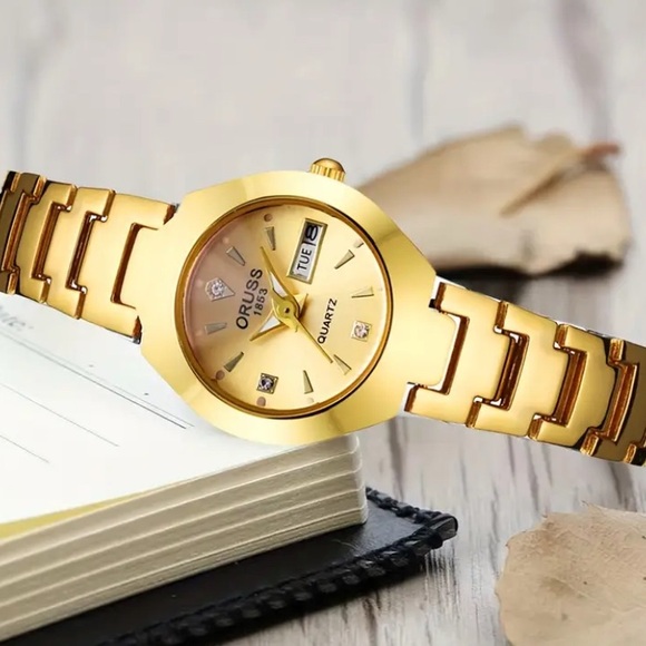 Accessories - Oruss Women’s Fashion Gold Tone quartz Watch